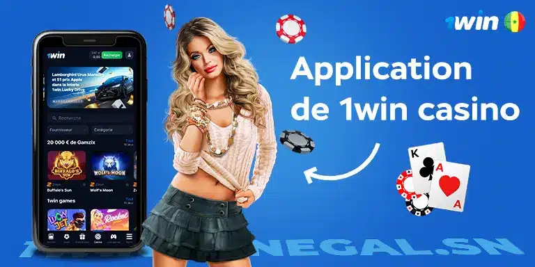 Application de 1win casino