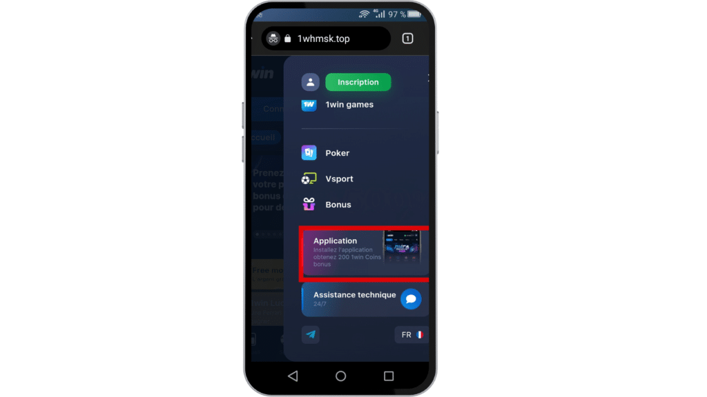 Télécharger 1win Sénégal