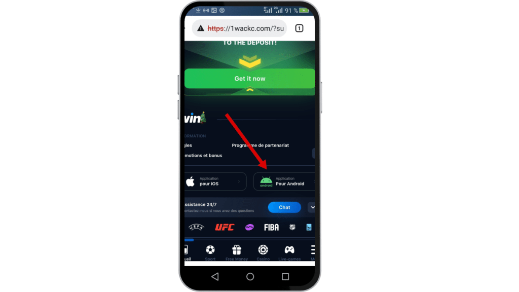 Télécharger 1win Sénégal