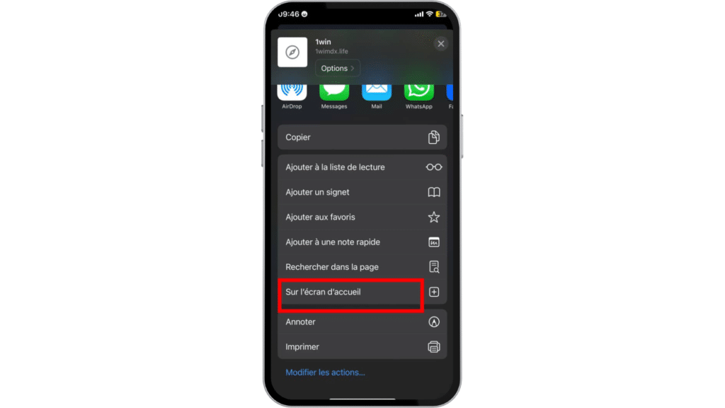 Télécharger 1win Ci apk sur iOS