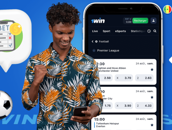 Comment parier sur 1win Sénégal apk ?