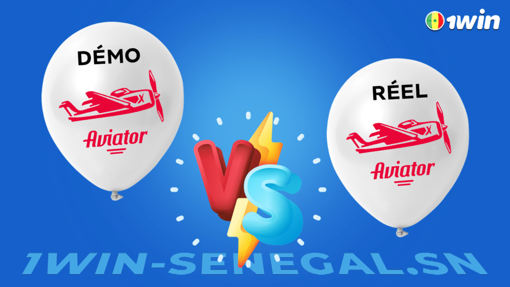 Comparaison entre 1win Aviator démo vs 1win Aviator version réelle