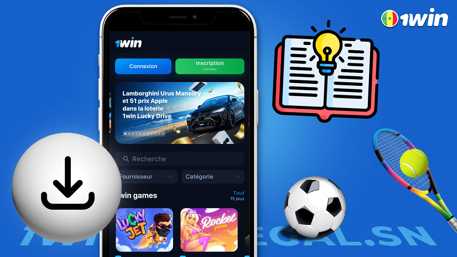 Guide complet pour télécharger et installer l’application 1win Sénégal