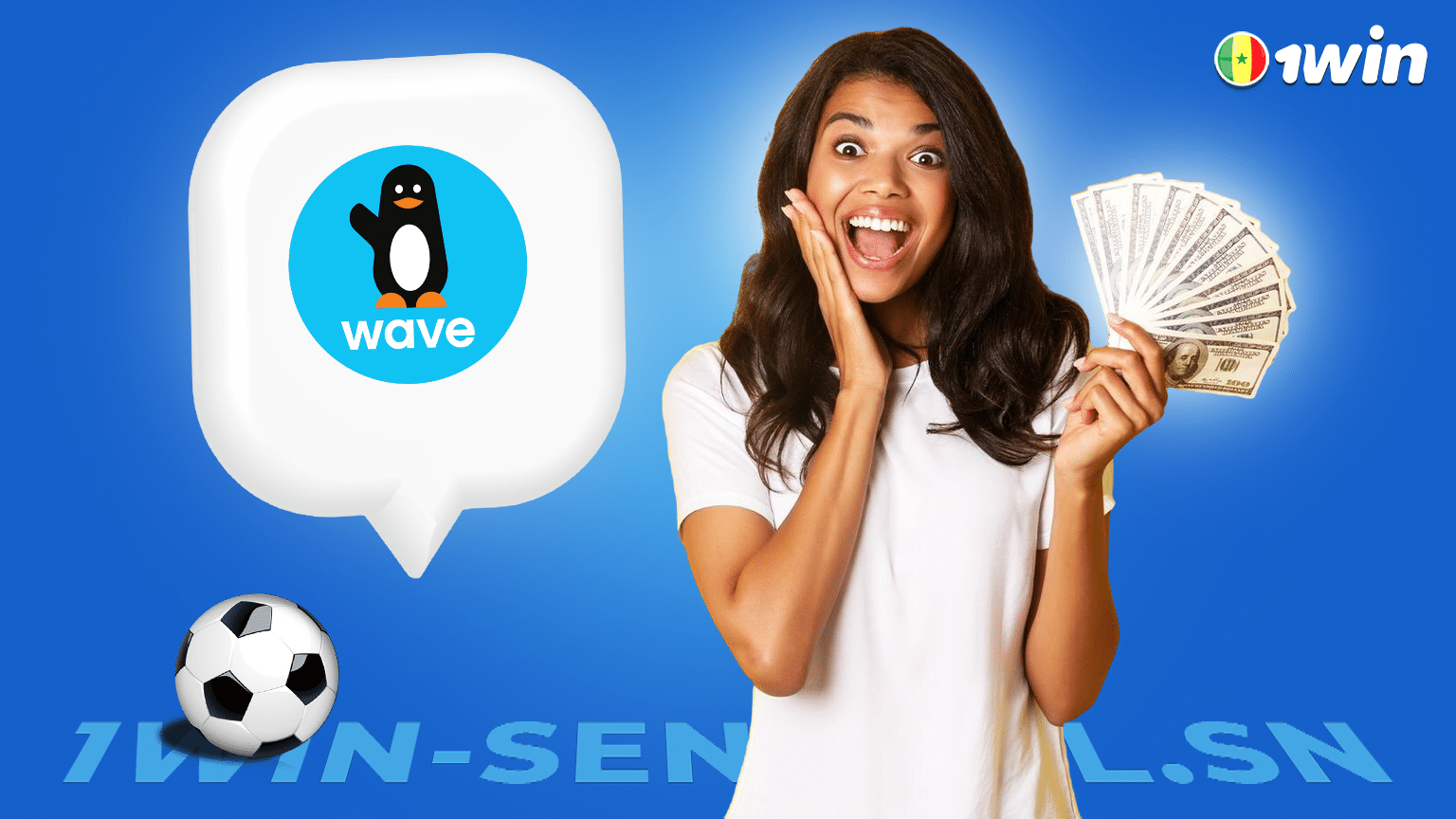 voici Comment faire un retrait sur 1win Sénégal avec Wave